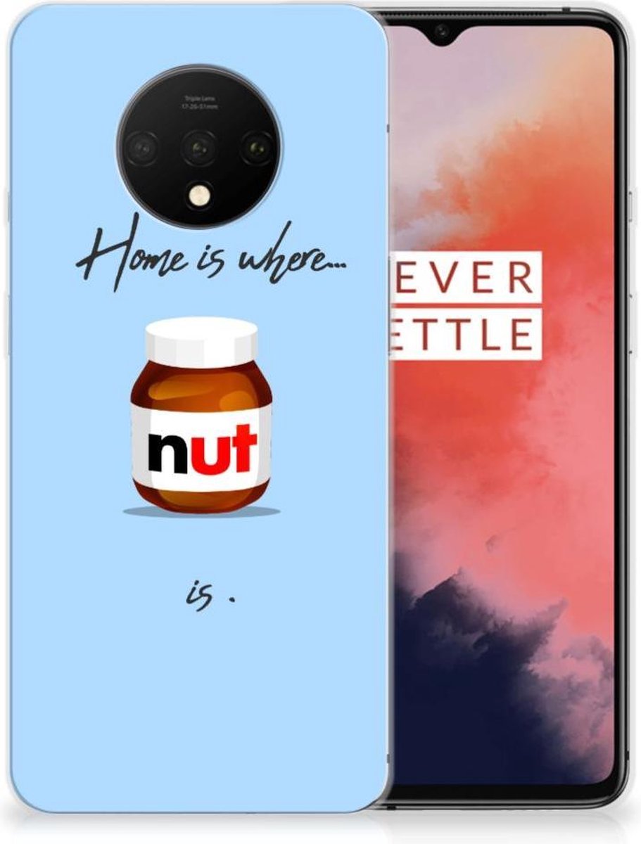 OnePlus 7T Siliconen Case Nut Home