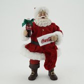 Kurt S. Adler - Coca-Cola® kerstman - Cola fles & kerstsok