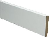 Whiteline - MDF Plint - 70x12mm - Wit gefolied - Bundel 5 stuks - Lengte 2.4m - Voordelig MDF plinten kopen - Eenvoudige installatie met montagekit of spijkers - Woodstep
