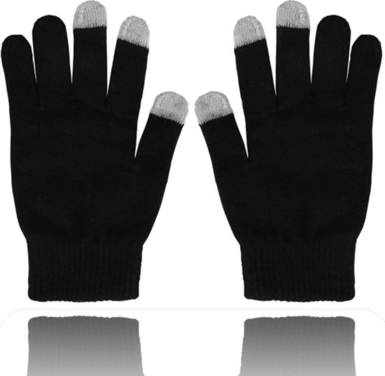 Digitaal Serena Integratie Touchscreen Handschoenen Touch Gloves Zwart - Dames en Heren - Maat XS / S  - iCall | bol.com
