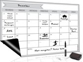 Brute Strength - Magnetisch Weekplanner whiteboard (2) - A3 -  Planbord - Familieplanner  - Gezinsplanner - To Do Planner