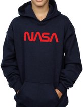 Hoodie sweater | Official NASA logo | maat 128 (7-8jaar)