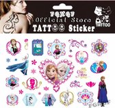 Frozen kinder tattoo - Elsa & Anna 2 - Ijsprinses - tijdelijke neptattoo - Plak tattoo