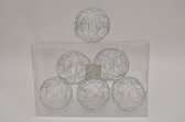Bijstekers - Metal Wire Ball 10cm 6pc. Silver