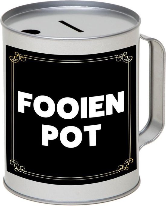 Cadeau kado Fooienpot Collectebus 10 X 13 Cm Cadeauverpakking Voor 