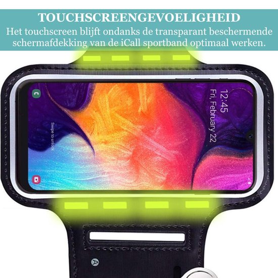 onstabiel het winkelcentrum canvas Hardloop Telefoonhouder Sport Armband Sportband Hardlopen met LED  Verlichting... | bol.com