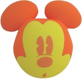 Mickey Mouse hoofd kussen/ knuffel Disney Leblon Dellienne 30 cm
