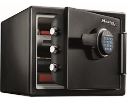 Masterlock Kluis - Kluis Brandwerend - Cijferslot - Brandwerende Kluis - 34.8 x 41.5 x 49.1 cm - Zwart