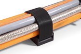 COMBIDEAL: Klittenband mét bevestiging. 30 mm breedte, 300 mm lengte (2 stuks)