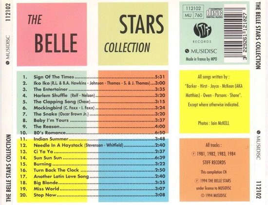 The Belle Stars - Collection - The Belle Stars