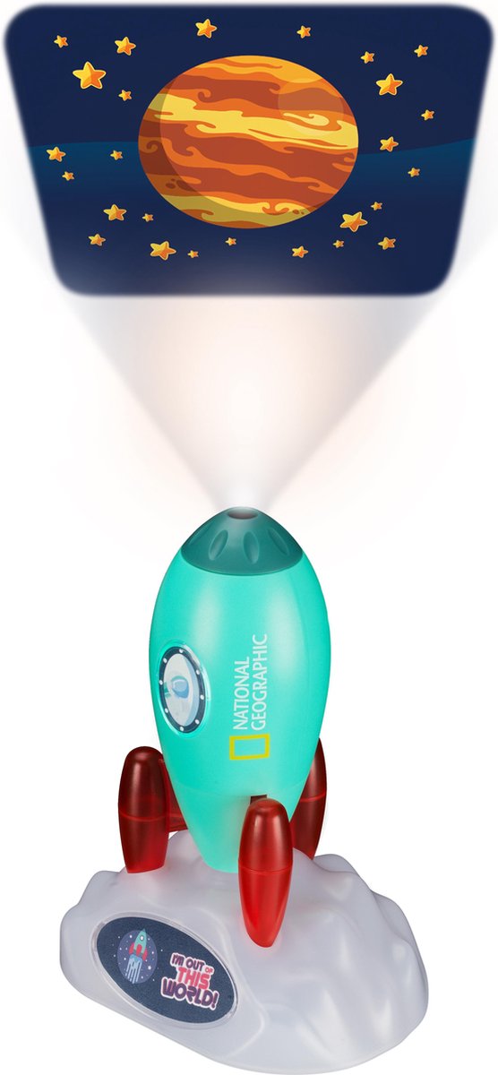 National Geographic Nachtlamp/Projector Space Rocket