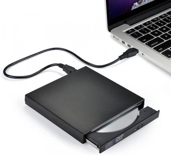Plug & Play Externe CD/DVD Combo Drive Speler - USB 2.0 CD-Rom Disk Lezer & Brander |