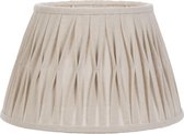 Luxe gevlochten Lampenkap - Ø 20 cm - beige - Textiel -  verlichting - lamp onderdelen - wonen - tafellamp