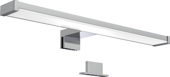 B.K.Licht - LED Spiegellamp - chroom - badkamerlamp - spiegelverlichting -  l:40cm -... | bol