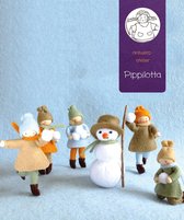 DIY wolvilt pakket: Vijf kinderen en een sneeuwpop- atelier Pippilotta