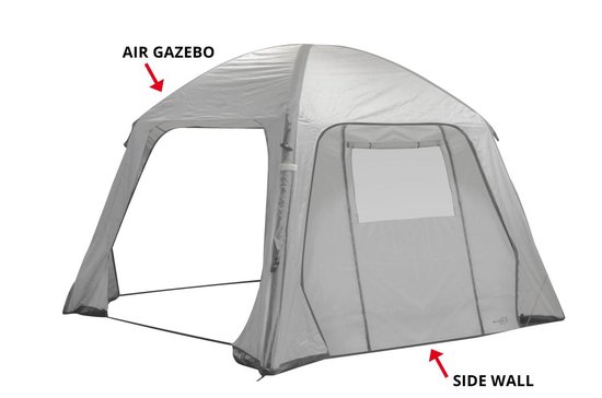 Bo-Camp Air Gazebo Partytent - 365x365x230 Cm - Opblaasbaar