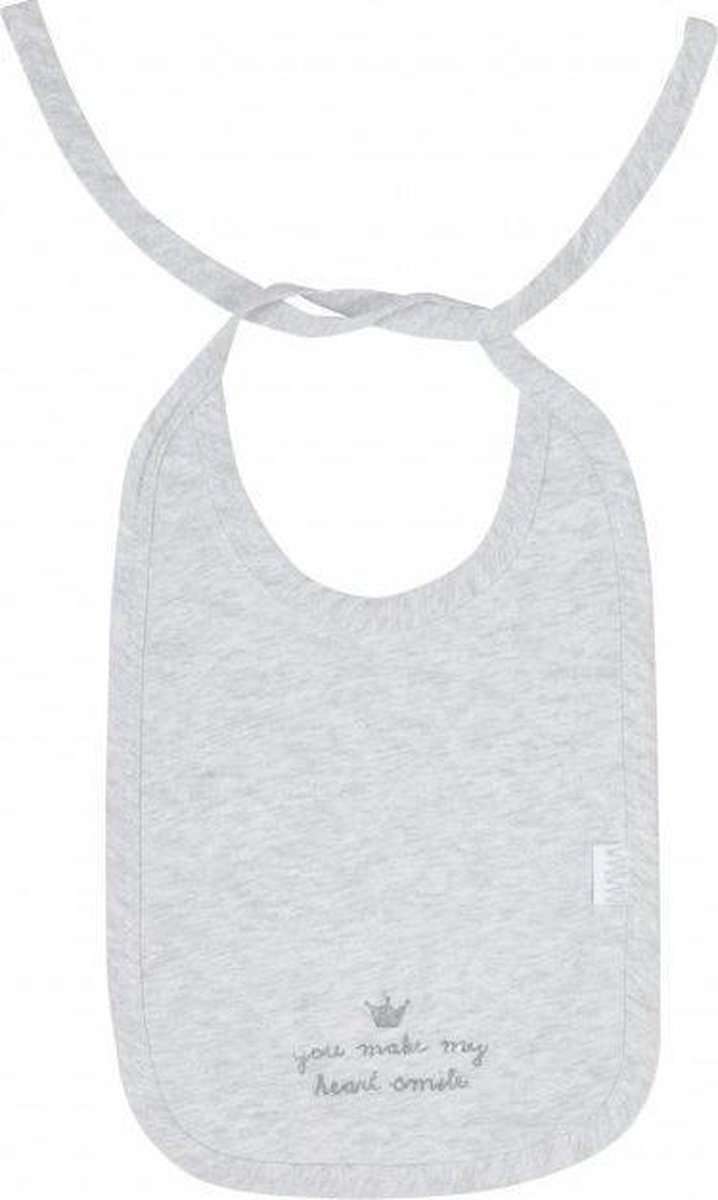 BAMBAM Slab "you make my heart smile" - Grijs - Baby cadeau