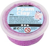 Foam Clay® paars glitter 35gr