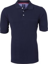 Redmond regular fit poloshirt - marine blauw - Maat: 3XL