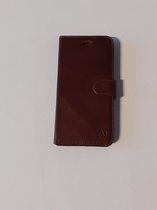 leer hoesje donker bruin  voor apple iphone 7 plus en 8 plus