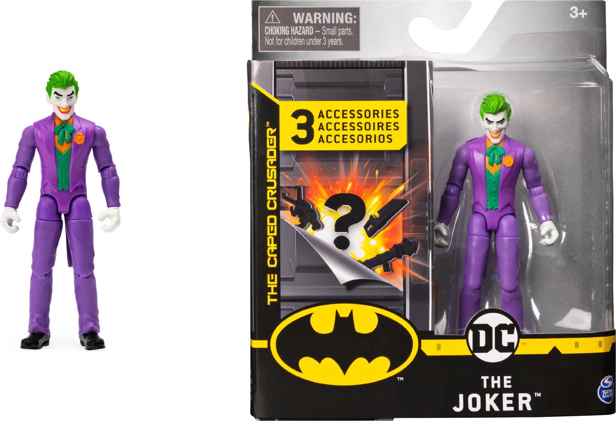 BATMAN - Figurine Basique 30 Cm L’Homme-Mystère, DC Comics, Articulée 11 Points, Style Bat-Tech, Jouet Enfant 3 Ans Et + - Sauvez Gotham City
