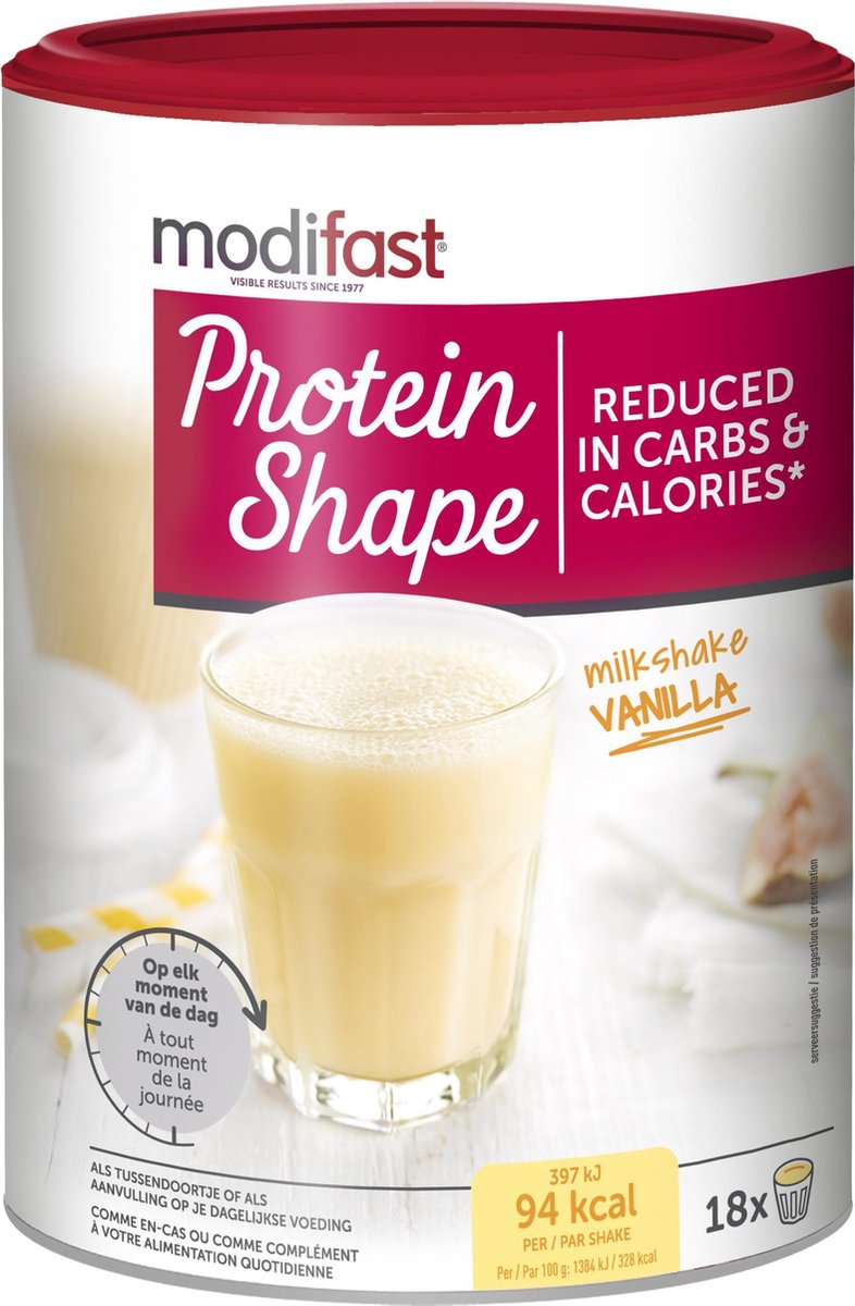 Modifast Protein Shape Milkshake Vanille - 540 gram