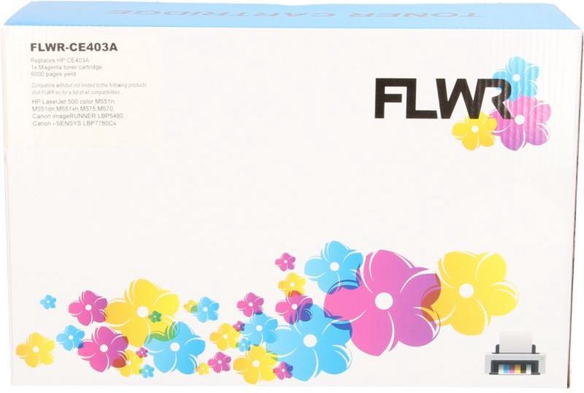 FLWR - Toner / 507A / Magenta - Geschikt voor HP
