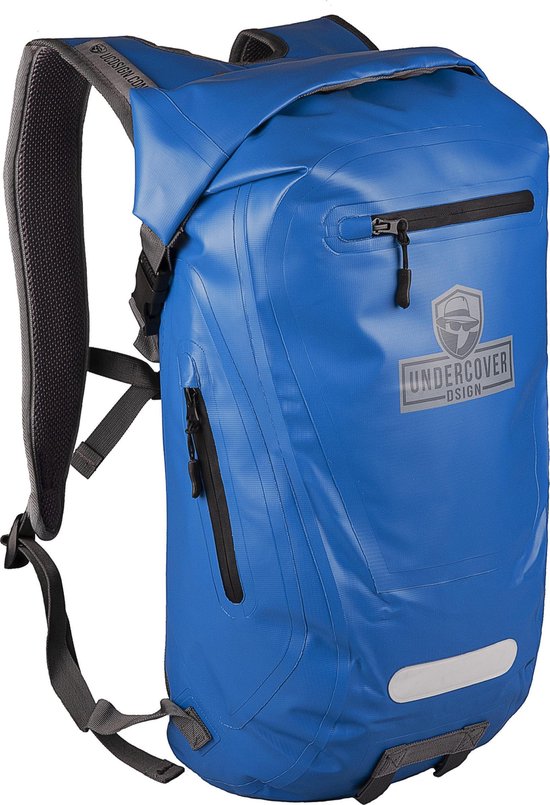 Sac à dos pour ordinateur portable Aquastop bleu cobalt imperméable avec étui pour ordinateur 15 "