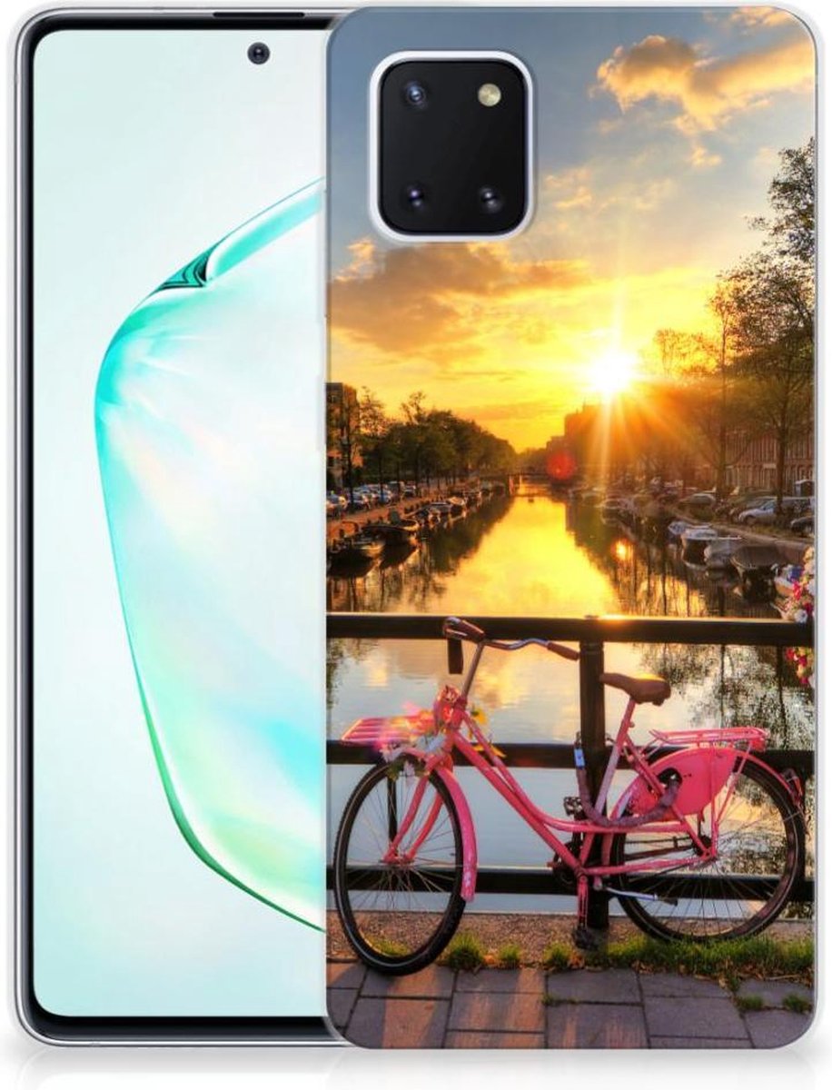 Samsung Galaxy Note 10 Lite Siliconen Back Cover Amsterdamse Grachten