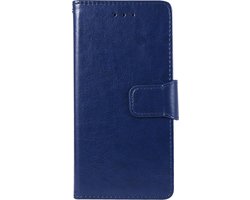 Shop4 - Geschikt voor Samsung Galaxy S20 Plus Hoesje - Wallet Case Business Donker Blauw