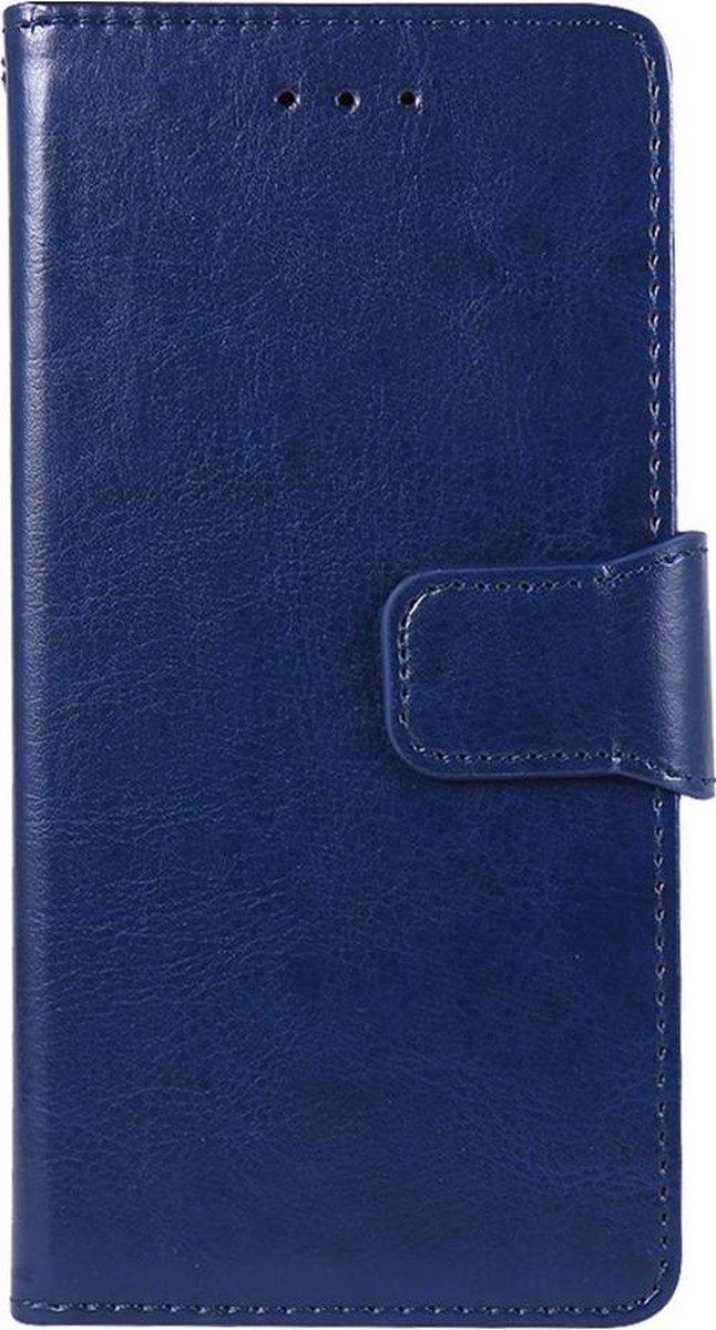 Shop4 - Geschikt voor Samsung Galaxy S20 Plus Hoesje - Wallet Case Business Donker Blauw