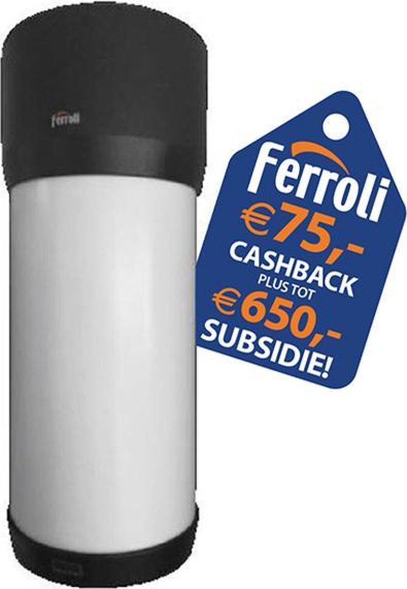 Ferroli warmtepompboiler 200 Liter Energieklasse A+ €75,- EXTRA CASHBACK! |  bol.com