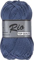 Lammy yarns Rio katoen garen - marine blauw (890) - naald 3 a 3,5mm - 5 bollen