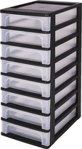 IRIS A4 Ladesysteem - 8 x 4L - Kunststof - Zwart/Transparant