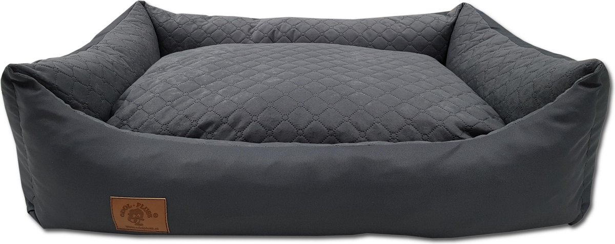 Hondenmand - 100 x 70 cm - wasbare hoes - waterdicht - hondenkussen - bed- antraciet