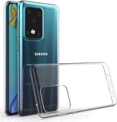 Samsung Galaxy S20 Plus hoes TPU Siliconen Case Cover Transparant Hoesje