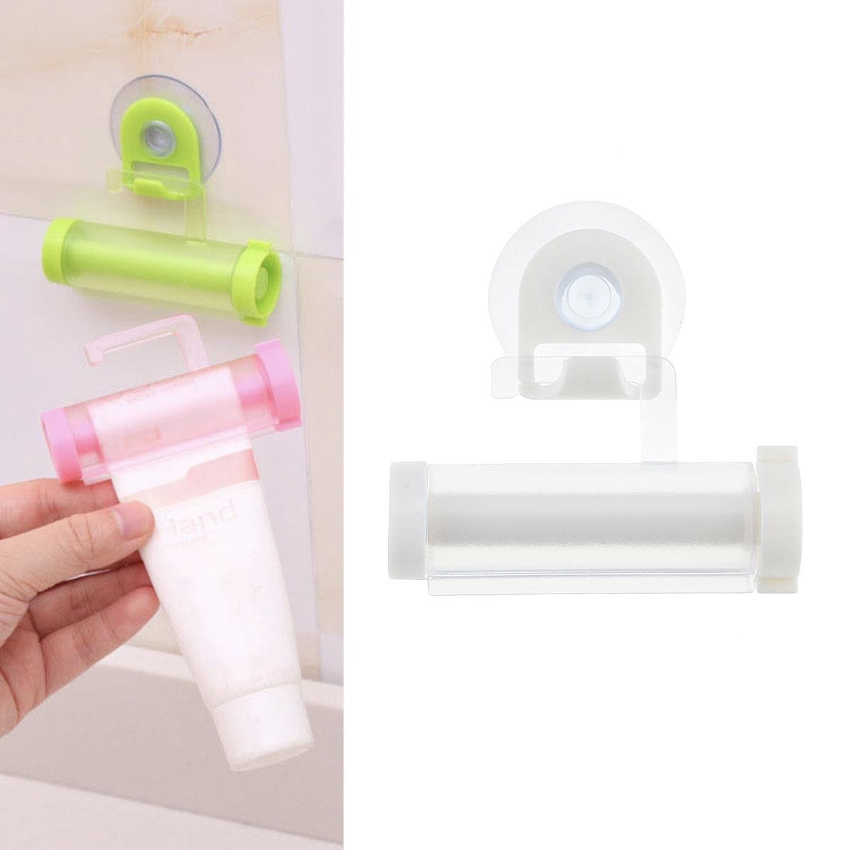 Tandpasta dispenser met zuignap | Tube uitknijper | Toothpaste Tube Squeezer - Wit
