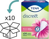 TENA Discreet Mini Magic 10 pakken á 34 stuks (TENA Lady)