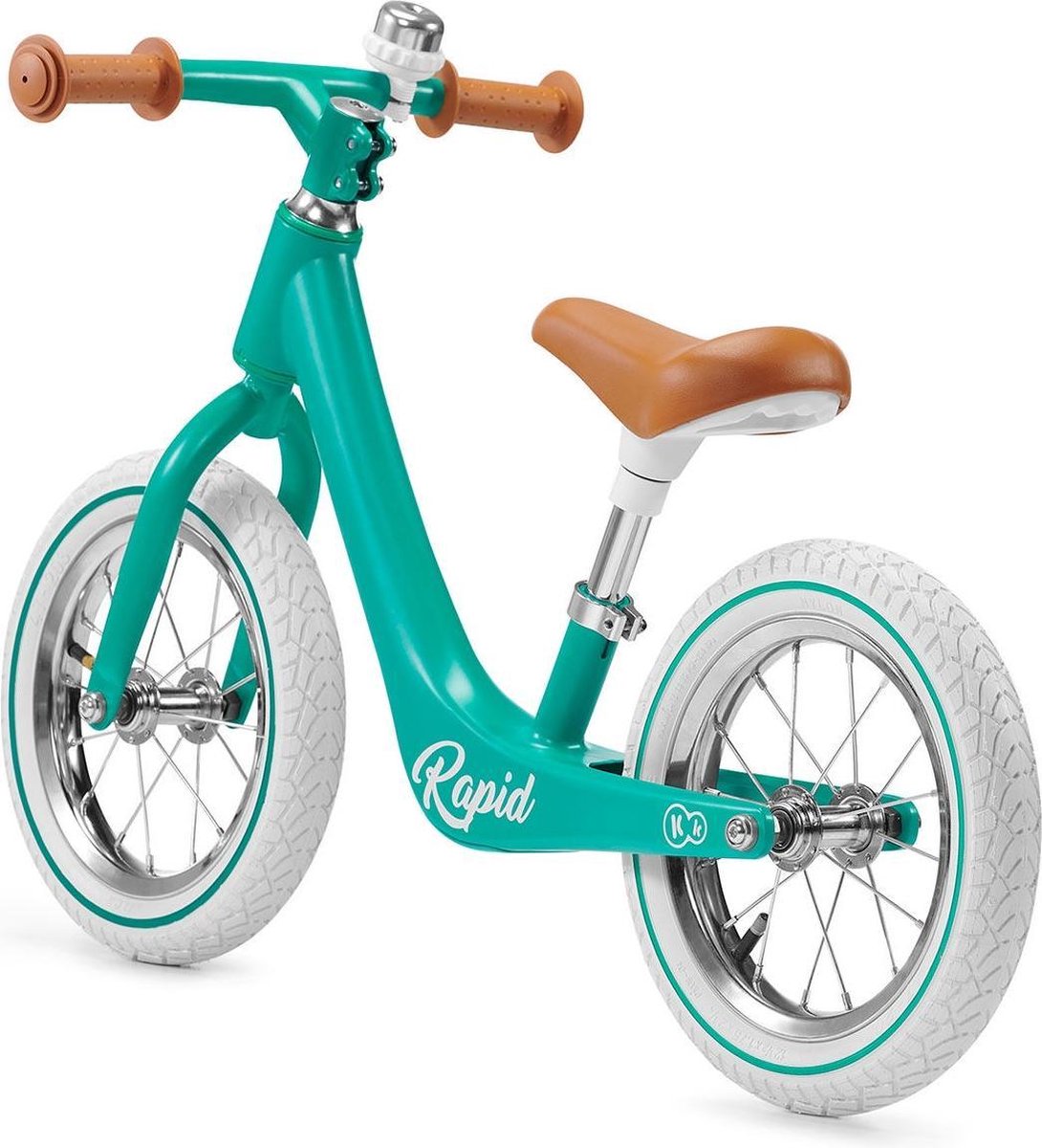 Kinderkraft Rapid Loopfiets Balance Bike Midnight Green