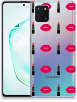 Geschikt voor Samsung Galaxy Note 10 Lite TPU bumper Lipstick Kiss