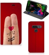 LG G8s Thinq Hippe Standcase Liefde