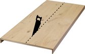 Traprenovatie overzettreden met neus (2 stuks) | Eikenhout 3 mm toplaag Rustiek | 140 x 60 cm