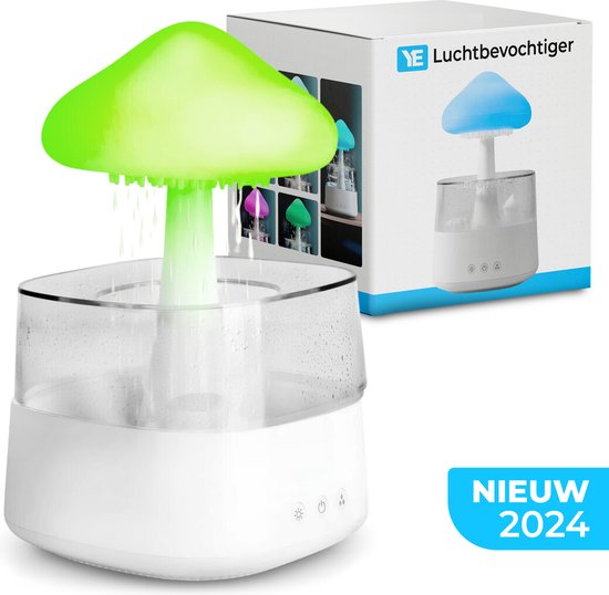 Foto: Ye luchtbevochtiger met aromatherapie humidifier vernevelaar verschillende standen stil ontwerp 0 45l