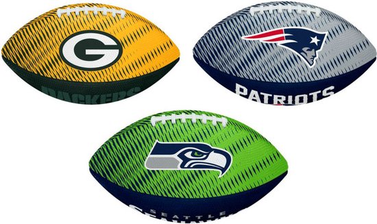 Wilson NFL Team Tailgate Football Junior Team Packers
