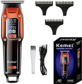 Bol.com Kemei - KM 246 - Tondeuse - Trimmer - Oplaadbare Draadloze Elektrische Mens Facial Baard Scheerapparaat - Inclusief Futu... aanbieding