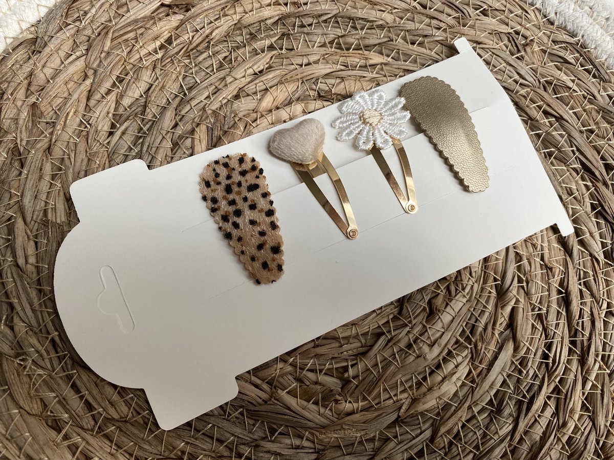 klikklak haarspeldjes Esme 4 cm - klikklak haarspeldjes haarspeldjes kinderen - kinder knipjes - haaraccessoires kinderen - kraam cadeau - haarspeldjes voor meisjes - haaraccessoires - haarspeldjes - haarknipjes baby - kinderknipjes