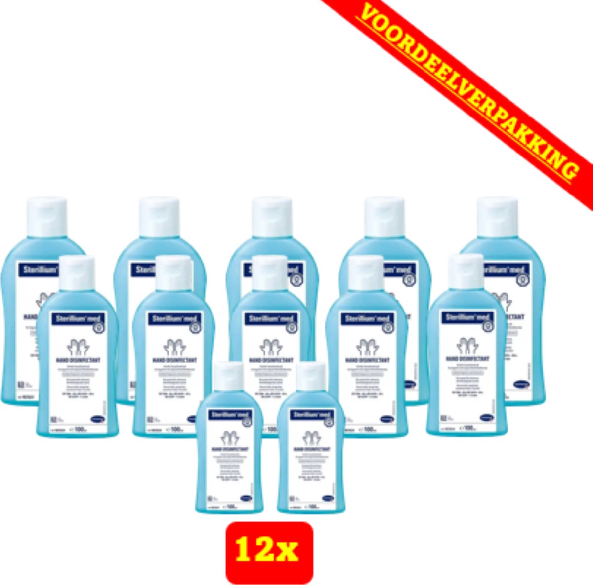 Goedkoopste 12X Sterillium® med handdesinfectant van Hartmann - 100ml - Voordeelverpakking!