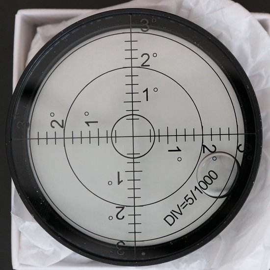 5 Stuks 32 mm Diameter Precisie-Waterpas Met Zelfklevende Magneten - Kleine Waterpas Voor Camping en Camper