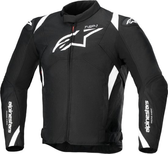 Alpinestars T-SP 1 V2 Waterproof Jas Zwart Wit - Jas