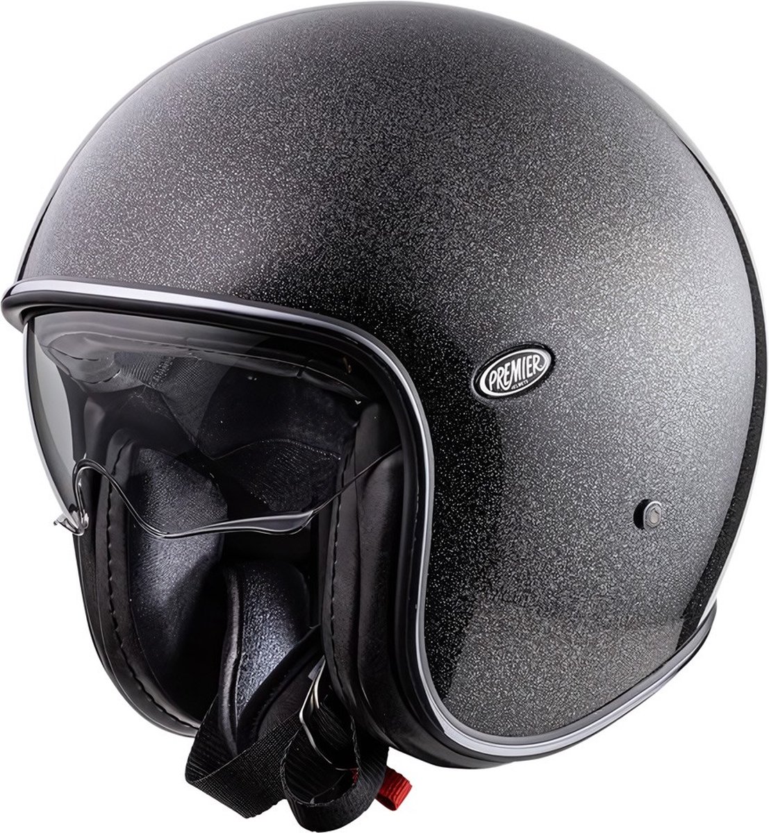 Premier Vintage Evo U 9 Glitter Silver Helmet L - Maat L - Helm